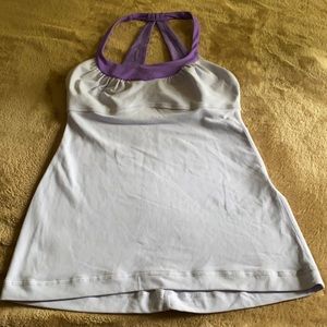 NWT, lululemon Purple & Lilac Athletic Top